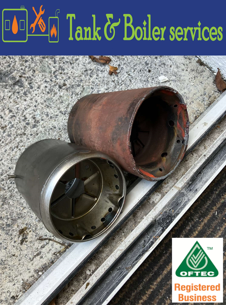 The role of the blast tube in an oil boiler